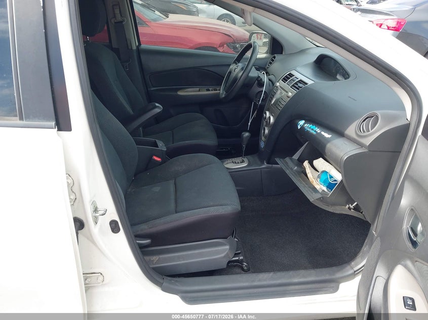 2010 Toyota Yaris VIN JTDBT4K30A1354630 IAAI salvage auction — LEFT FRONT, Salvage (California), sold $500 on 2026-07-30 (photo 5)