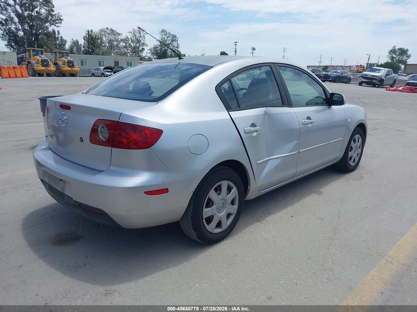 2006 Mazda 3 VIN JM1BK12G461404926 IAAI salvage auction — SIDE, Salvage (California), sold $750 on 2026-07-31 (photo 4)