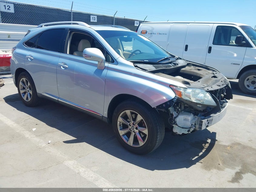 2010 Lexus Rx 350 VIN JTJZK1BAXA2406402 IAAI salvage auction — NORMAL WEAR, Clear - Dealer Only (California), sold $1,500 on 2026-07-22 (photo 1)