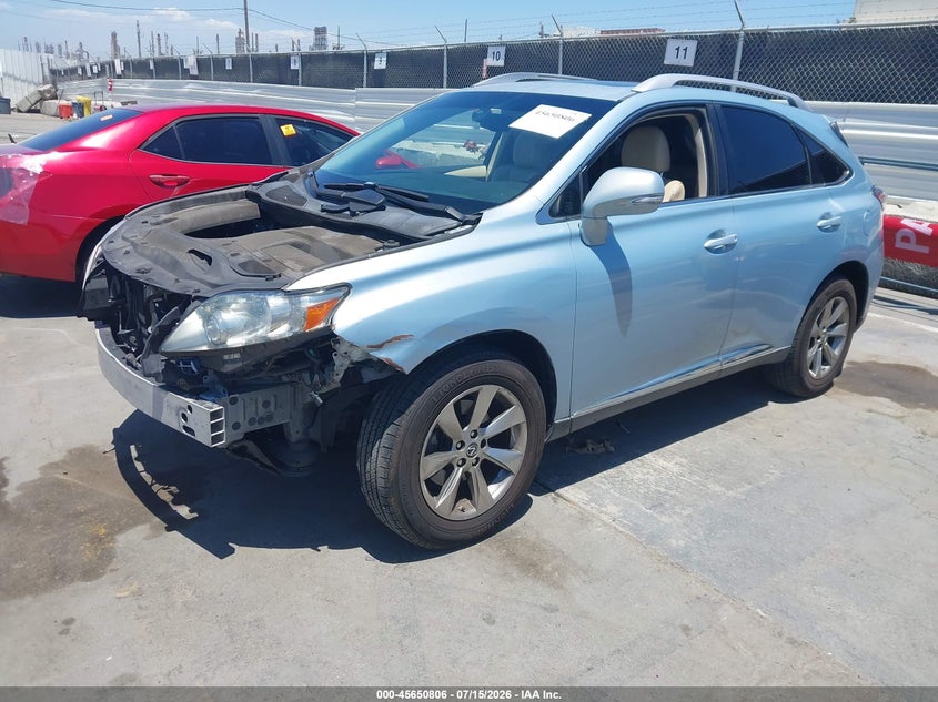 2010 Lexus Rx 350 VIN JTJZK1BAXA2406402 IAAI salvage auction — NORMAL WEAR, Clear - Dealer Only (California), sold $1,500 on 2026-07-22 (photo 2)