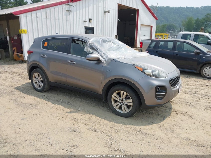 2019 Kia Sportage VIN KNDPMCAC5K7527068 IAAI salvage auction — BIO HAZARD, Salvage (Pennsylvania), sold $3,300 on 2026-07-30 (photo 1)