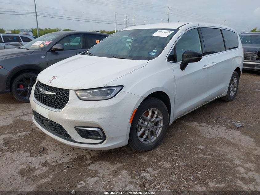 2026 Chrysler Pacifica VIN 2C4RC1BG8TR190171 IAAI salvage auction — FRONT END, Enterprise Vehicles Clear Only (Texas), sold $16,500 on 2026-07-29 (photo 2)