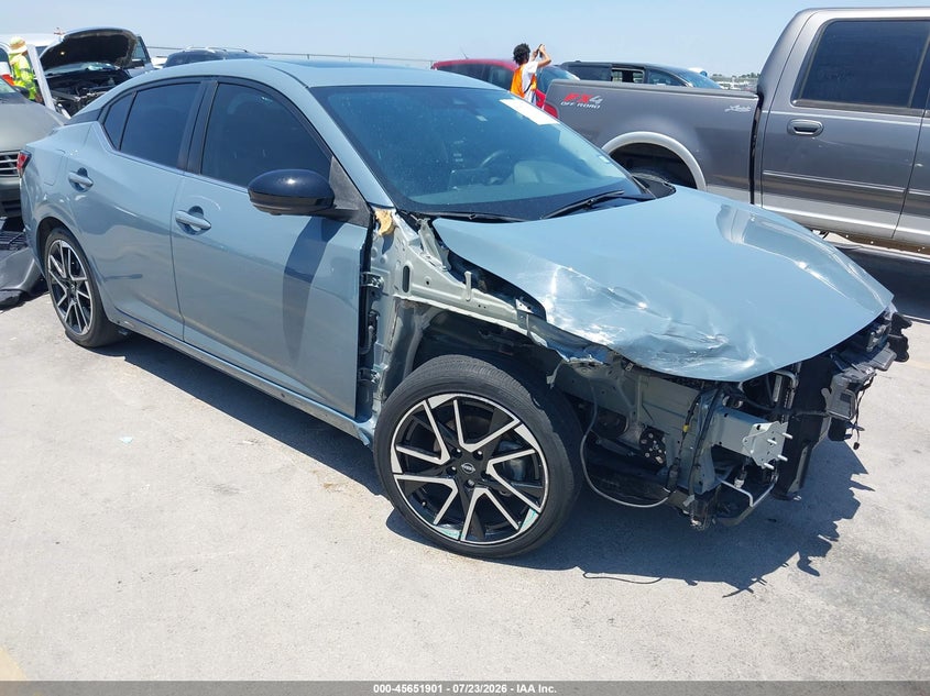 2025 Nissan Sentra VIN 3N1AB8DV5SY223780 — IAAI salvage auction photo