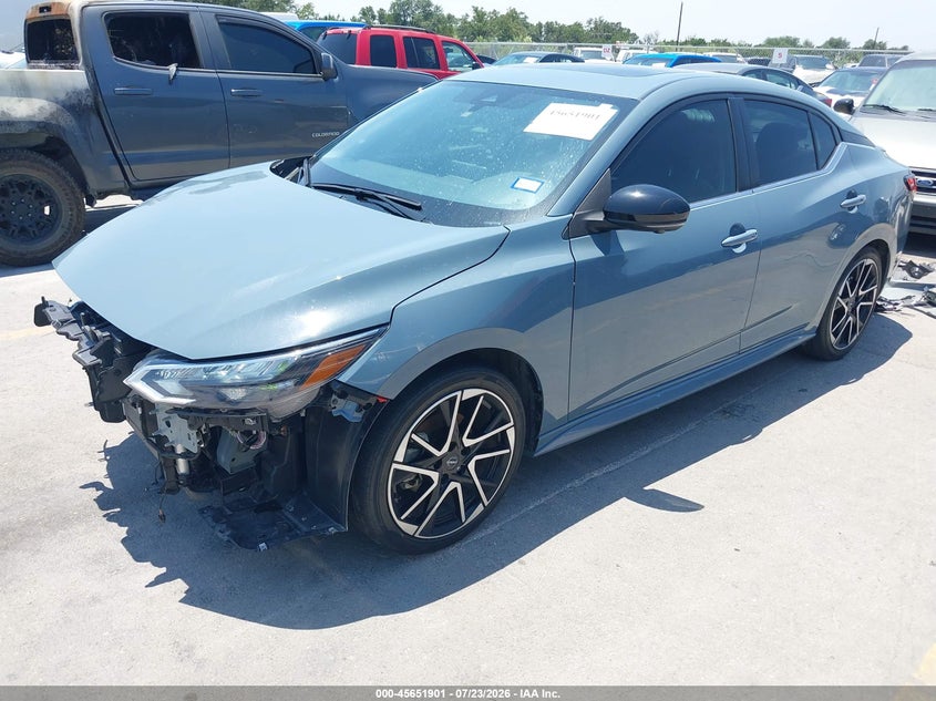 2025 Nissan Sentra VIN 3N1AB8DV5SY223780 IAAI salvage auction — FRONT END, Salvage Title, sold $7,200 on 2026-08-20 (photo 2)