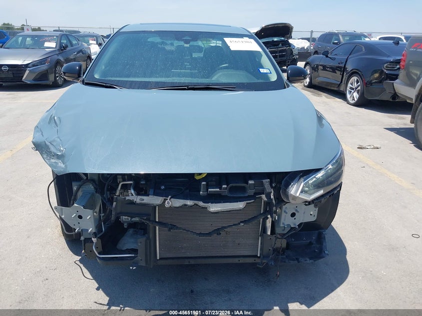 2025 Nissan Sentra VIN 3N1AB8DV5SY223780 IAAI salvage auction — FRONT END, Salvage Title, sold $7,200 on 2026-08-20 (photo 6)