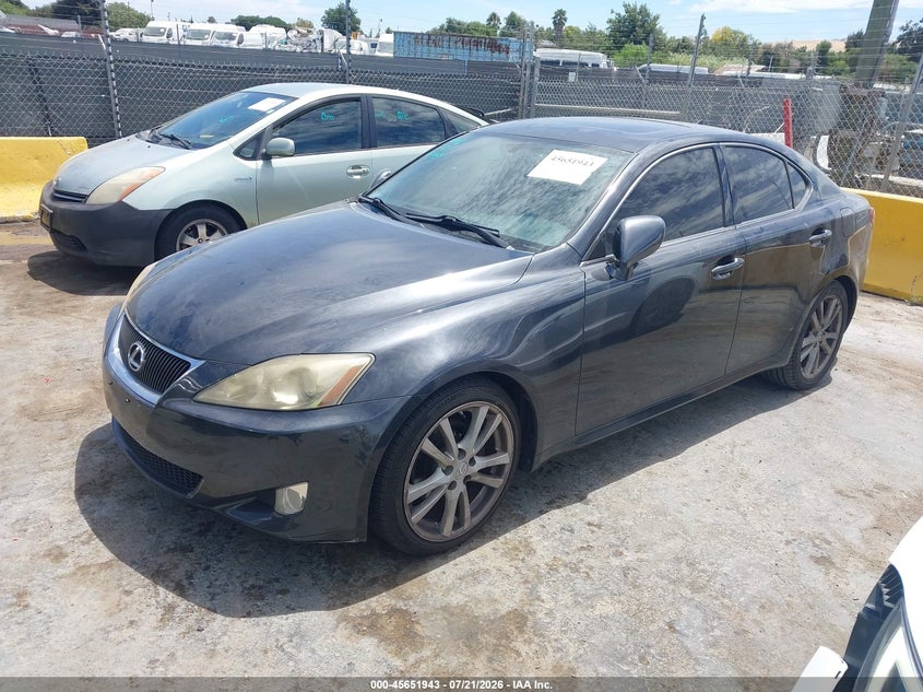 2007 Lexus Is 250 VIN JTHBK262772037468 IAAI salvage auction — NORMAL WEAR, Regular (South Dakota), sold $1,350 on 2026-07-30 (photo 2)