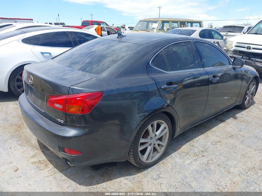 2007 Lexus Is 250 VIN JTHBK262772037468 IAAI salvage auction — NORMAL WEAR, Regular (South Dakota), sold $1,350 on 2026-07-30 (photo 4)