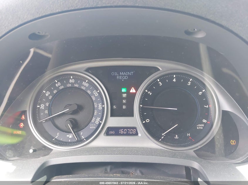 2007 Lexus Is 250 VIN JTHBK262772037468 IAAI salvage auction — NORMAL WEAR, Regular (South Dakota), sold $1,350 on 2026-07-30 (photo 7)