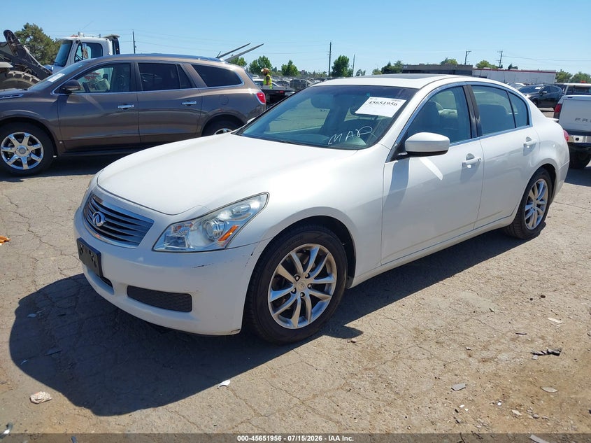 2009 Infiniti G37 VIN JNKCV61E39M310255 IAAI salvage auction — NORMAL WEAR, Clear - Dealer Only (California), sold $575 on 2026-07-29 (photo 2)