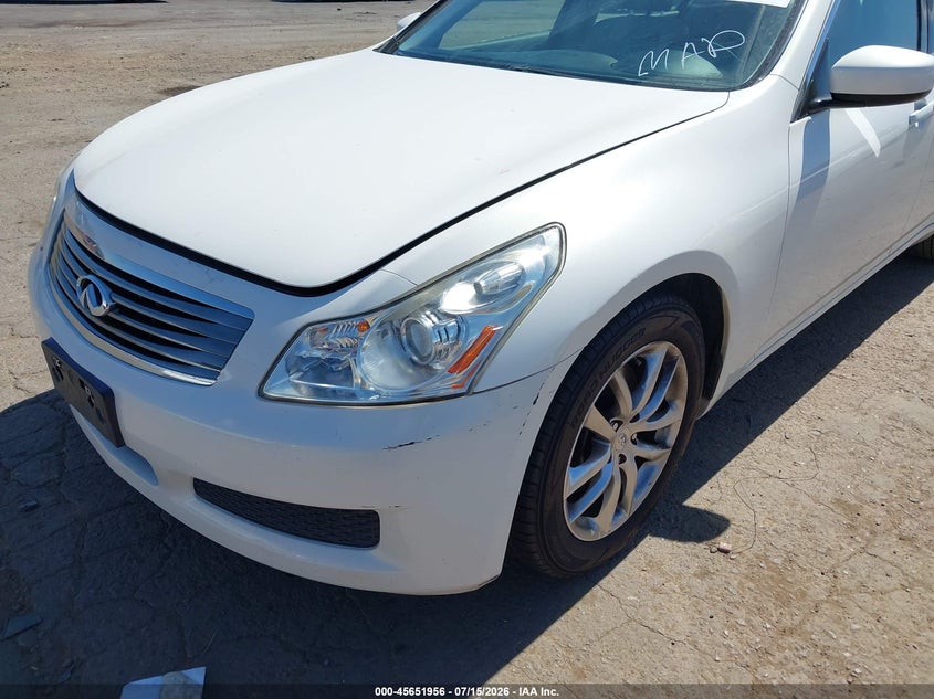 2009 Infiniti G37 VIN JNKCV61E39M310255 IAAI salvage auction — NORMAL WEAR, Clear - Dealer Only (California), sold $575 on 2026-07-29 (photo 6)