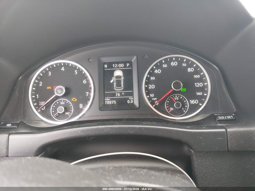 2012 Volkswagen Tiguan VIN WVGBV7AX5CW531321 IAAI salvage auction — NORMAL WEAR, Salvage (Wisconsin), sold $475 on 2026-07-27 (photo 7)