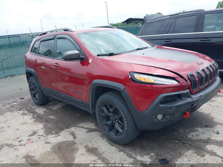 2017 Jeep Cherokee VIN 1C4PJMBS7HW645349 IAAI salvage auction — FRONT END, Salvage (Ohio), sold $3,150 on 2026-07-28 (photo 1)