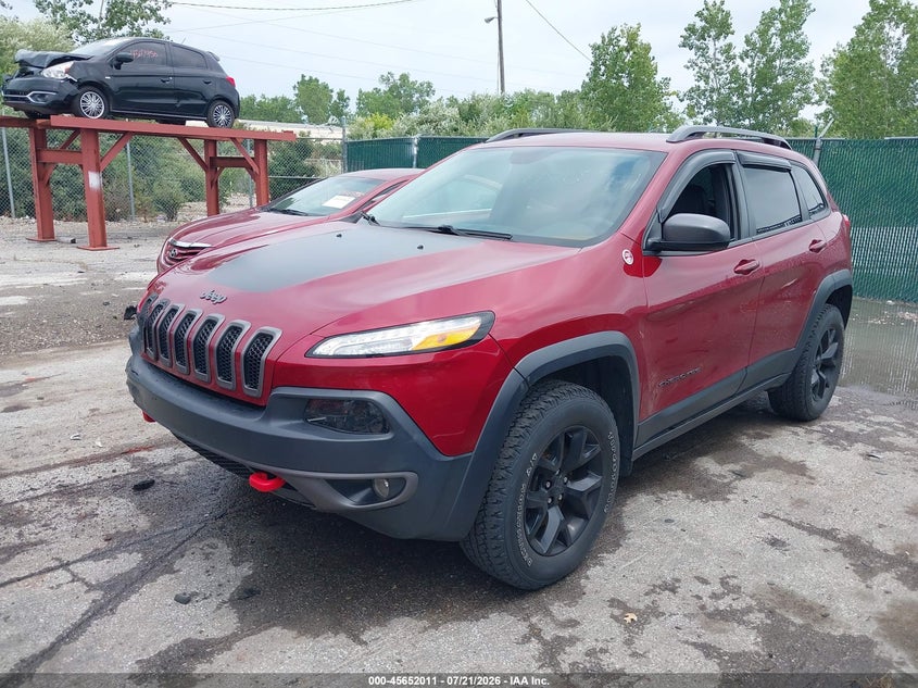 2017 Jeep Cherokee VIN 1C4PJMBS7HW645349 IAAI salvage auction — FRONT END, Salvage (Ohio), sold $3,150 on 2026-07-28 (photo 2)