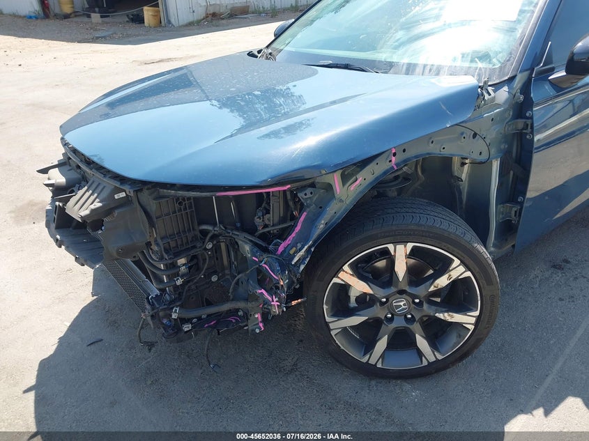 2025 Honda Civic VIN 2HGFE4F87SH326605 IAAI salvage auction — LEFT FRONT, Salvage Title, sold $9,100 on 2026-08-03 (photo 6)