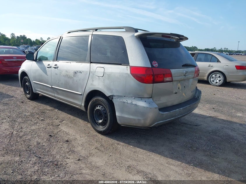 2004 Toyota Sienna VIN 5TDZA23CX4S021012 IAAI salvage auction — NORMAL WEAR, Clear (Florida), sold $325 on 2026-07-28 (photo 3)