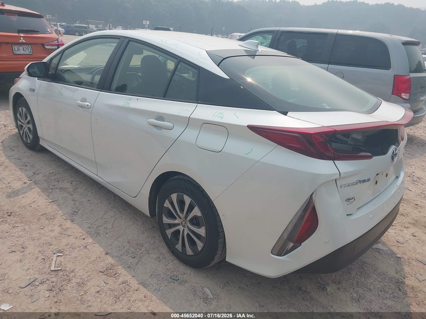 2021 Toyota Prius VIN JTDKAMFP5M3176967 IAAI salvage auction — HAIL, Salvage Title, sold $6,600 on 2026-07-29 (photo 3)