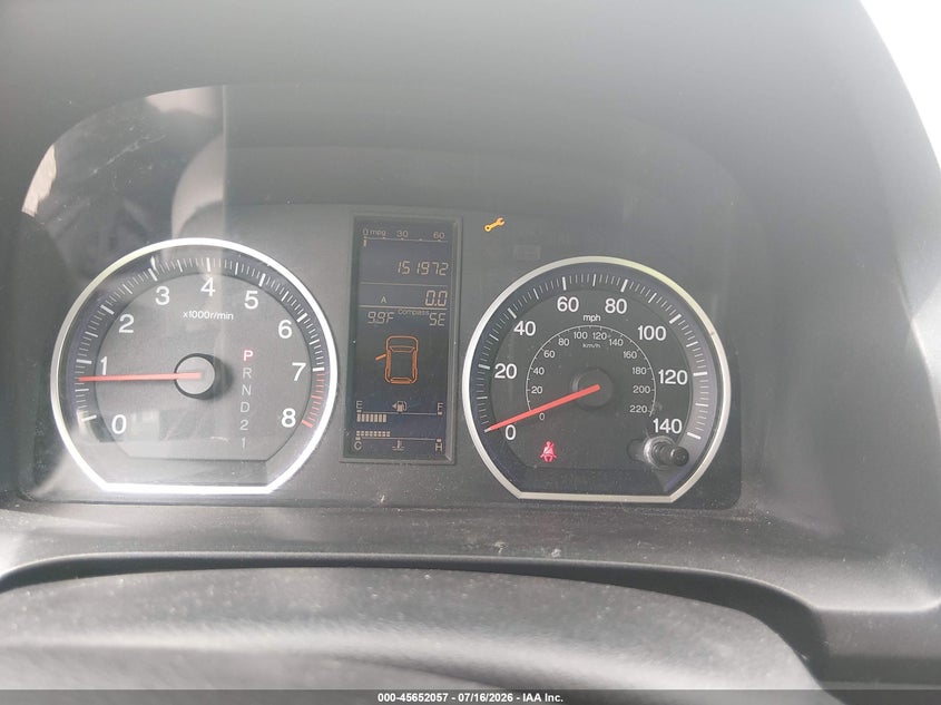 2011 Honda Cr-v VIN 5J6RE3H78BL031861 IAAI salvage auction — FRONT END, Rebuildable (Florida), sold $2,250 on 2026-08-19 (photo 7)