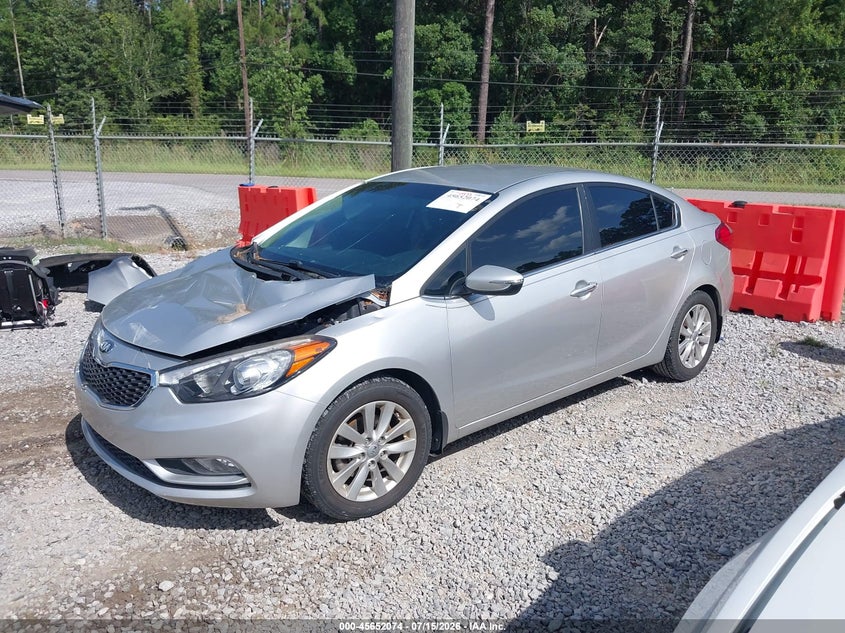 2014 Kia Forte VIN KNAFX4A82E5090289 IAAI salvage auction — NORMAL WEAR, Clear (Mississippi), sold $350 on 2026-07-31 (photo 2)