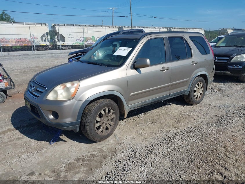 2005 Honda Cr-v VIN JHLRD78965C039806 IAAI salvage auction — NORMAL WEAR, Clear (North Carolina), sold $25 on 2026-07-24 (photo 2)