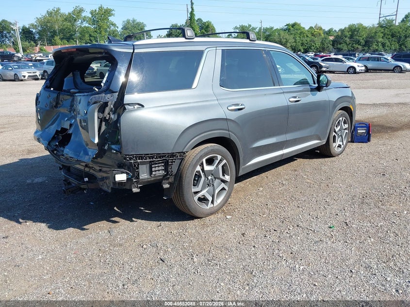 2025 Hyundai Palisade VIN KM8R4DGE0SU922487 IAAI salvage auction — REAR END, Salvage (Pennsylvania), sold $15,000 on 2026-08-28 (photo 4)