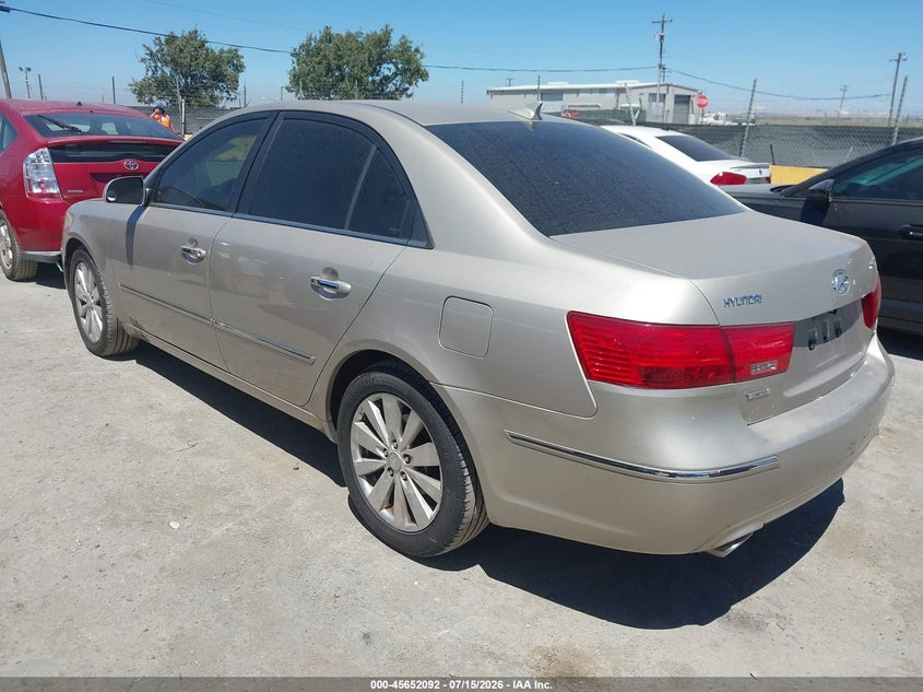 2009 Hyundai Sonata VIN 5NPEU46F19H450088 IAAI salvage auction — NORMAL WEAR, Salvage Title - Dealer (California), sold $325 on 2026-07-23 (photo 3)