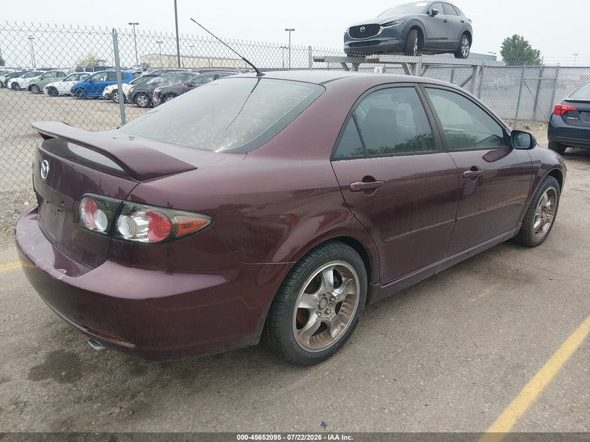 2006 Mazda 6 VIN 1YVHP80C165M42556 IAAI salvage auction — NORMAL WEAR, Clear (Idaho), sold $250 on 2026-07-31 (photo 4)