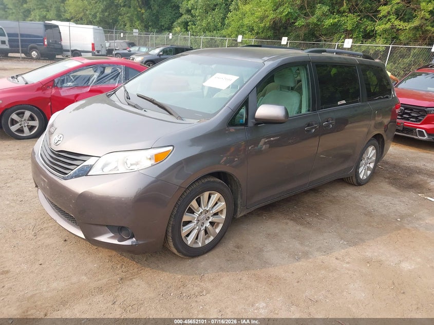 2011 Toyota Sienna VIN 5TDJK3DCXBS028540 IAAI salvage auction — NORMAL WEAR, Clear (Maryland), sold $1,150 on 2026-07-21 (photo 2)