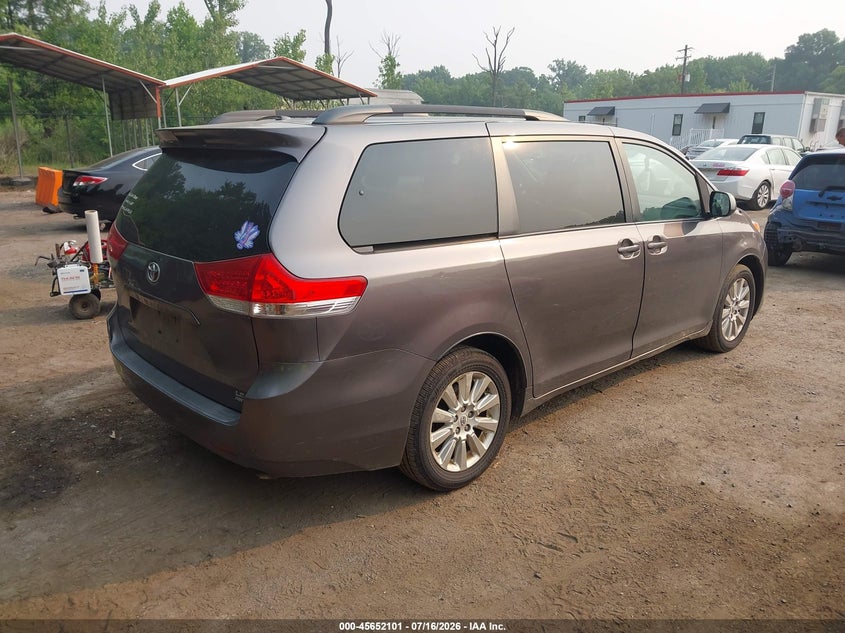 2011 Toyota Sienna VIN 5TDJK3DCXBS028540 IAAI salvage auction — NORMAL WEAR, Clear (Maryland), sold $1,150 on 2026-07-21 (photo 4)