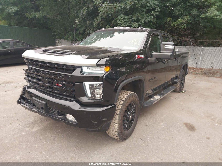 2021 Chevrolet Silverado 2500 VIN 1GC4YNE79MF205980 IAAI salvage auction — RIGHT FRONT, Mv-907A (New York), sold $25 on 2026-07-30 (photo 2)