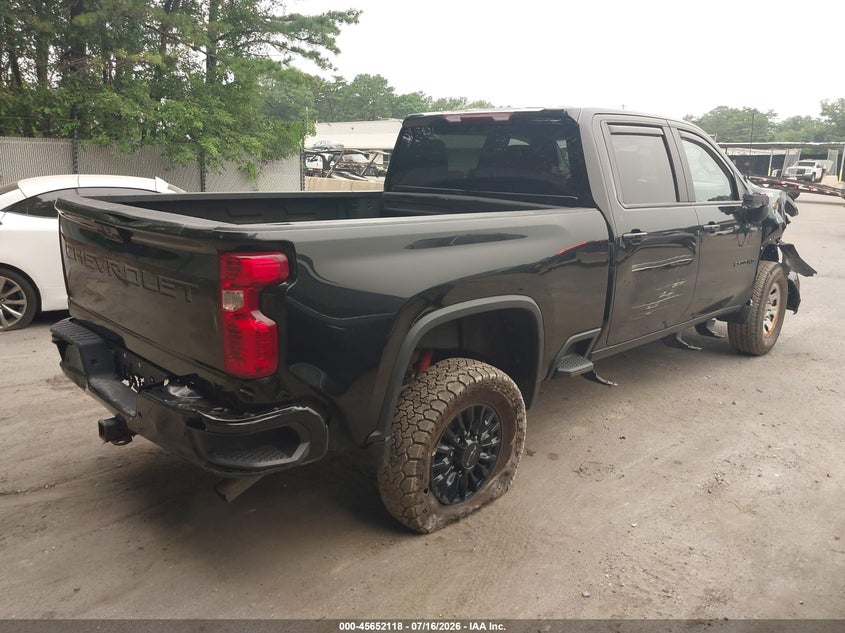 2021 Chevrolet Silverado 2500 VIN 1GC4YNE79MF205980 IAAI salvage auction — RIGHT FRONT, Mv-907A (New York), sold $25 on 2026-07-30 (photo 4)