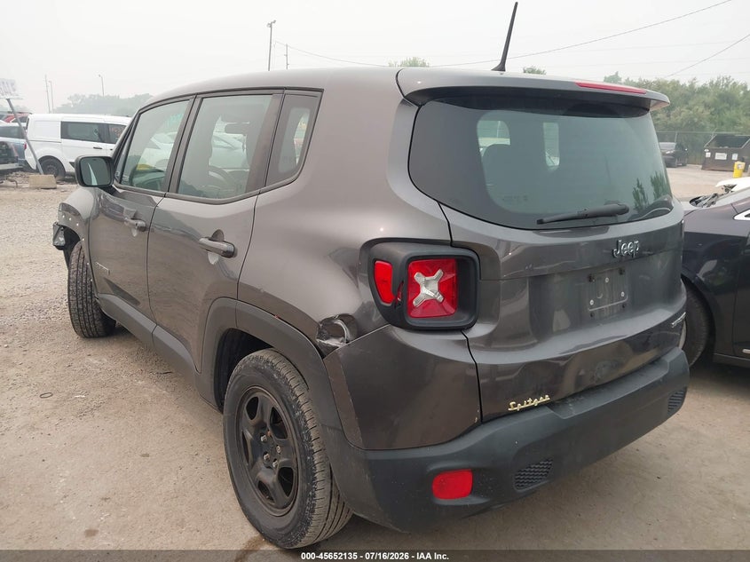 2017 Jeep Renegade VIN ZACCJAAB5HPE75584 IAAI salvage auction — FRONT END, Salvage (Ohio), sold $750 on 2026-08-11 (photo 3)