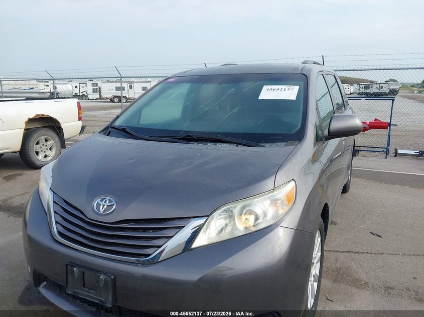 2015 Toyota Sienna VIN 5TDJK3DC6FS126339 IAAI salvage auction — HAIL, Salvage (Nebraska), sold $10,000 on 2026-08-20 (photo 6)