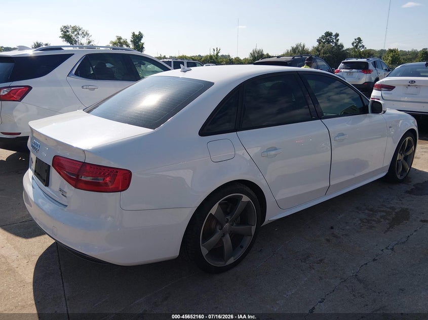 2014 Audi A4 VIN WAUFFAFL5EN034491 IAAI salvage auction — NORMAL WEAR, Clear (Missouri), sold $50 on 2026-07-28 (photo 4)