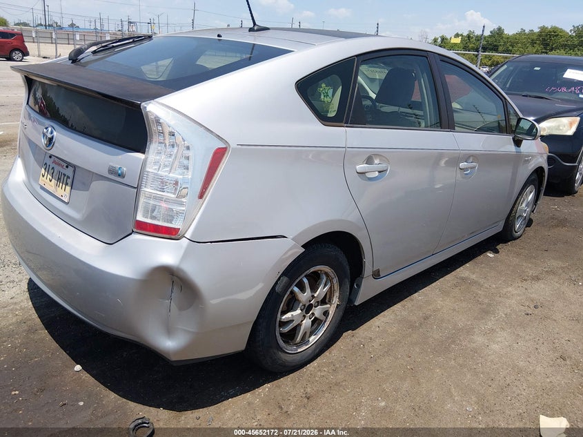 2010 Toyota Prius VIN JTDKN3DU1A0104023 IAAI salvage auction — NORMAL WEAR, Clear (Louisiana), sold $1,050 on 2026-07-29 (photo 4)