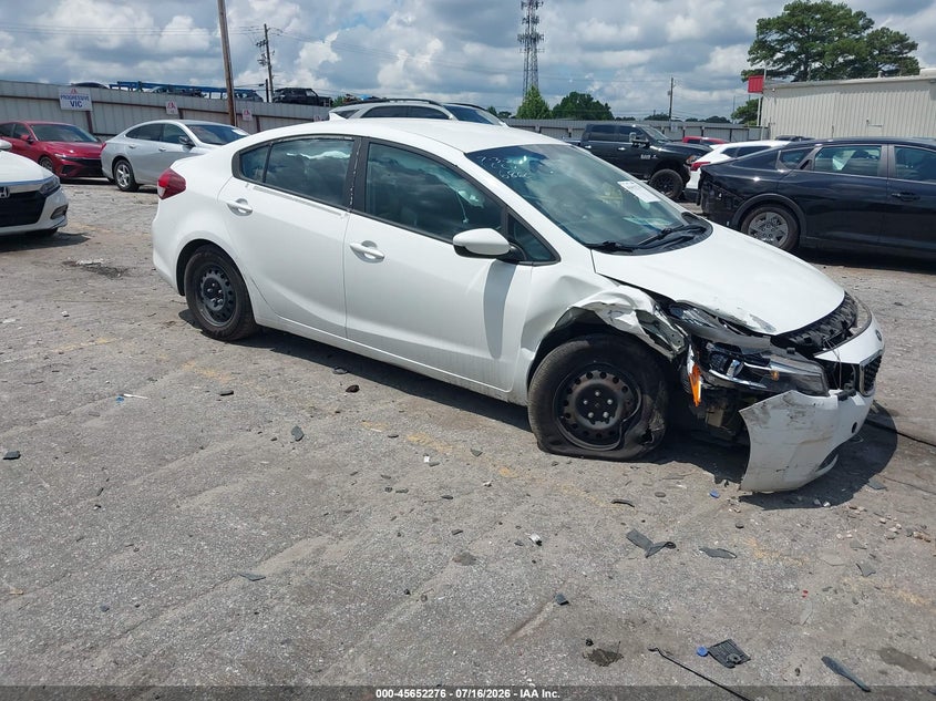 2018 Kia Forte VIN 3KPFK4A71JE166866 IAAI salvage auction — FRONT END, Salvage Title, sold $1,100 on 2026-09-02 (photo 1)