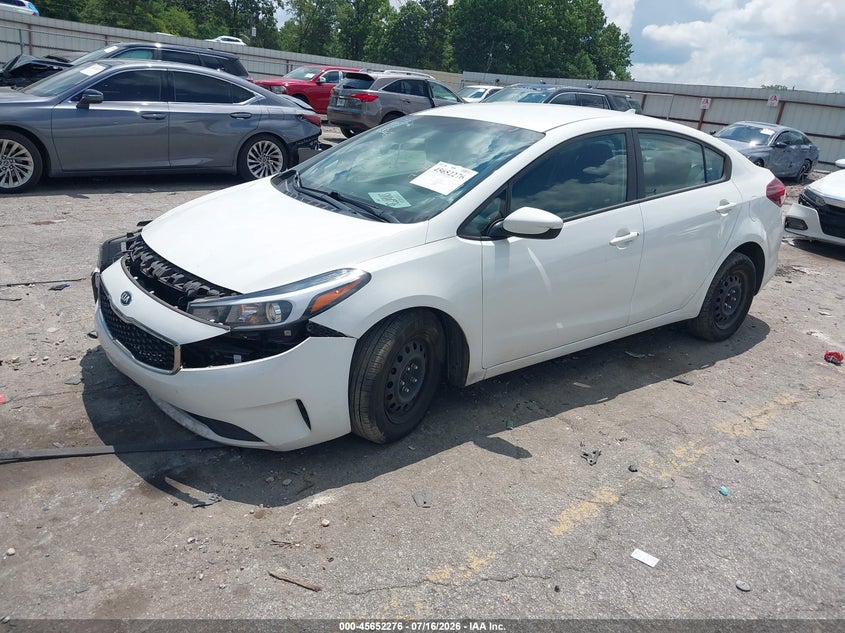2018 Kia Forte VIN 3KPFK4A71JE166866 IAAI salvage auction — FRONT END, Salvage Title, sold $1,100 on 2026-09-02 (photo 2)