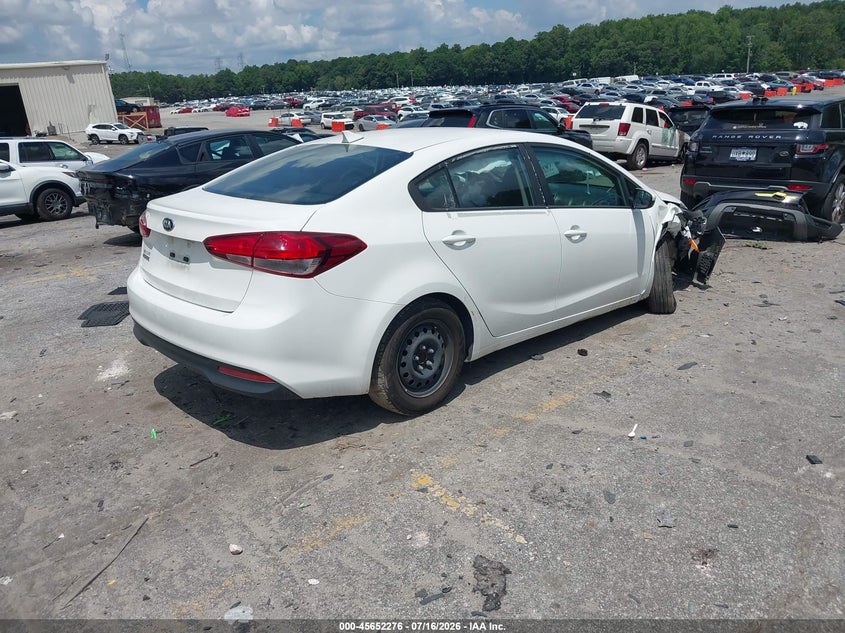 2018 Kia Forte VIN 3KPFK4A71JE166866 IAAI salvage auction — FRONT END, Salvage Title, sold $1,100 on 2026-09-02 (photo 4)