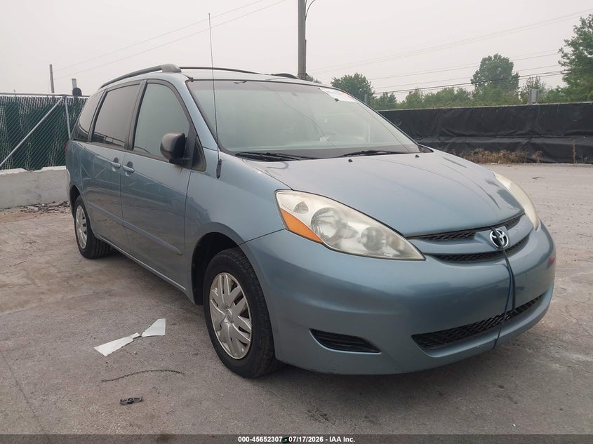 2006 Toyota Sienna VIN 5TDZA23C66S414072 IAAI salvage auction — NORMAL WEAR, Original (Ohio), sold $225 on 2026-07-28 (photo 1)