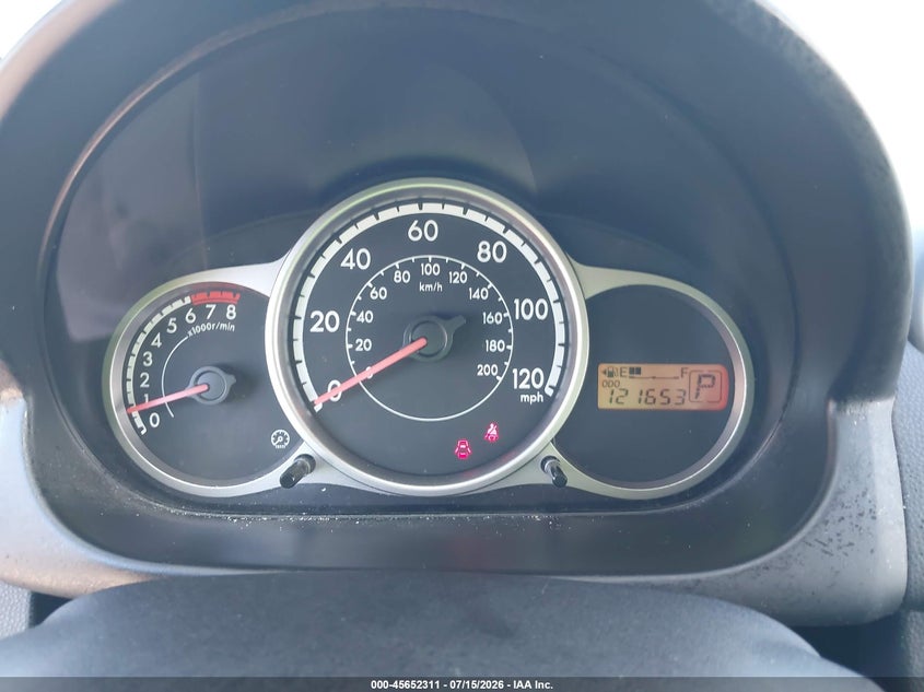 2012 Mazda 2 VIN JM1DE1KY1C0137156 IAAI salvage auction — NORMAL WEAR, Clear (Hawaii), sold $800 on 2026-07-28 (photo 7)