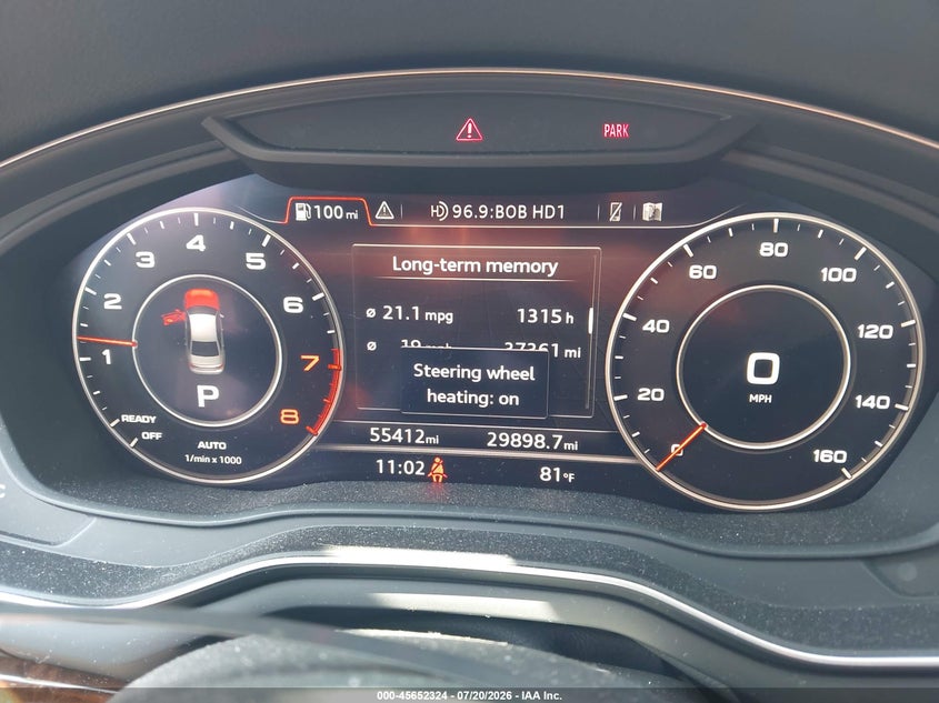 2018 Audi A4 VIN WAUENAF45JA060386 IAAI salvage auction — SIDE, Wait Title, sold $4,800 on 2026-08-02 (photo 7)