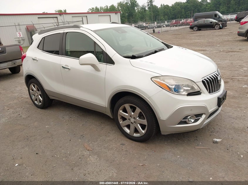 2013 Buick Encore VIN KL4CJHSB4DB197024 IAAI salvage auction — NORMAL WEAR, Clear (New York), sold $25 on 2026-07-21 (photo 1)
