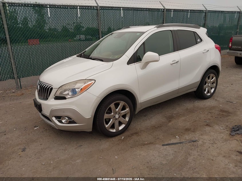 2013 Buick Encore VIN KL4CJHSB4DB197024 IAAI salvage auction — NORMAL WEAR, Clear (New York), sold $25 on 2026-07-21 (photo 2)
