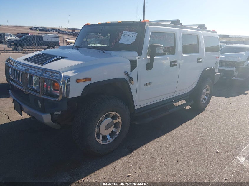 2008 Hummer H2 VIN 5GRGN23848H104449 IAAI salvage auction — RIGHT SIDE, Clear (Colorado), sold $1,850 on 2026-07-29 (photo 2)