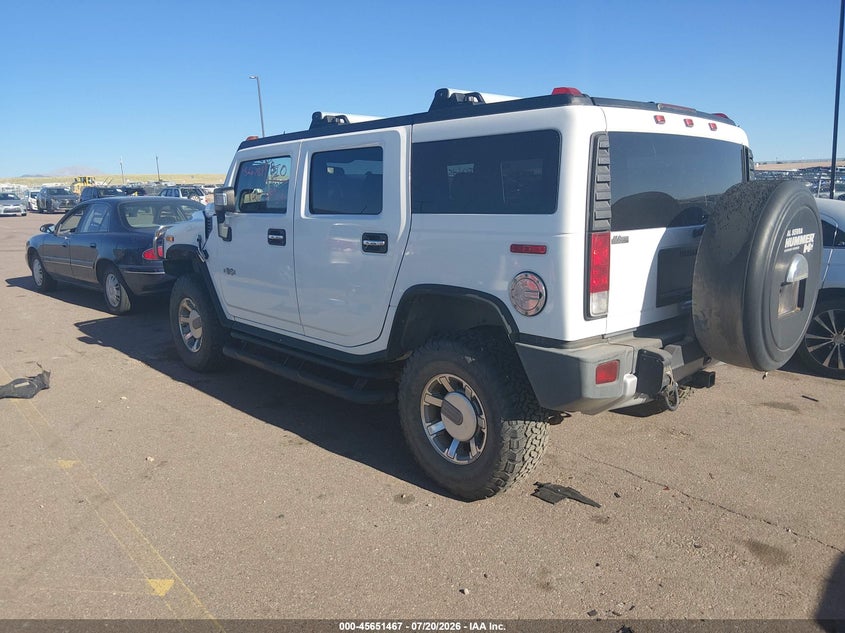 2008 Hummer H2 VIN 5GRGN23848H104449 IAAI salvage auction — RIGHT SIDE, Clear (Colorado), sold $1,850 on 2026-07-29 (photo 3)