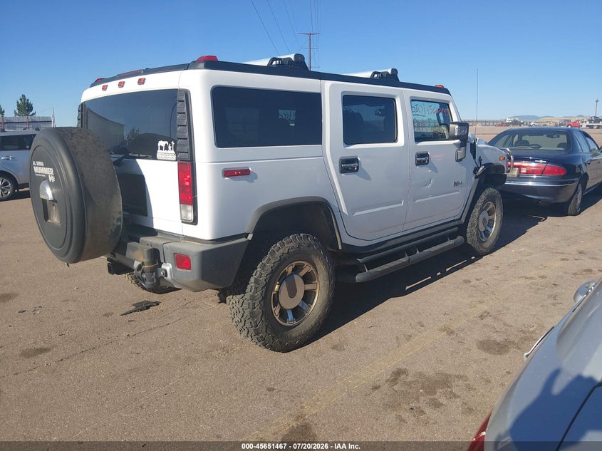2008 Hummer H2 VIN 5GRGN23848H104449 IAAI salvage auction — RIGHT SIDE, Clear (Colorado), sold $1,850 on 2026-07-29 (photo 4)