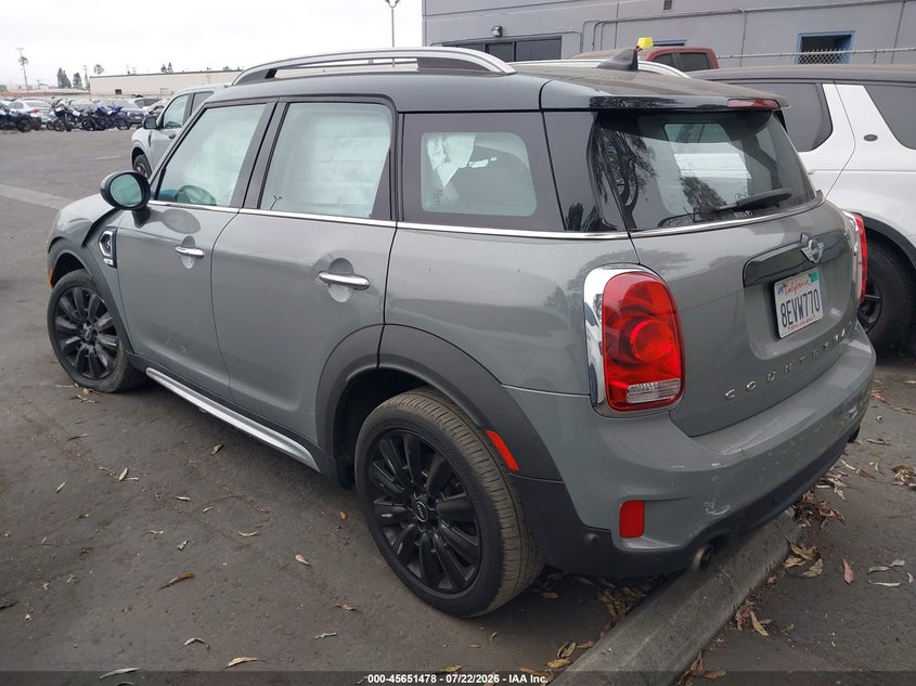 2018 Mini Countryman VIN WMZYT3C37J3E00125 IAAI salvage auction — FRONT END, Salvage Certificate (California), sold $1,450 on 2026-08-19 (photo 3)