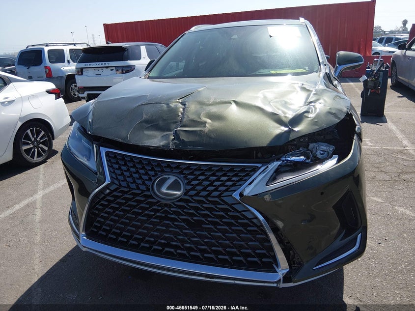2021 Lexus Rx 350l VIN JTJHZKEA6M2020265 IAAI salvage auction — FRONT END, Salvage (California), sold $12,700 on 2026-07-30 (photo 6)