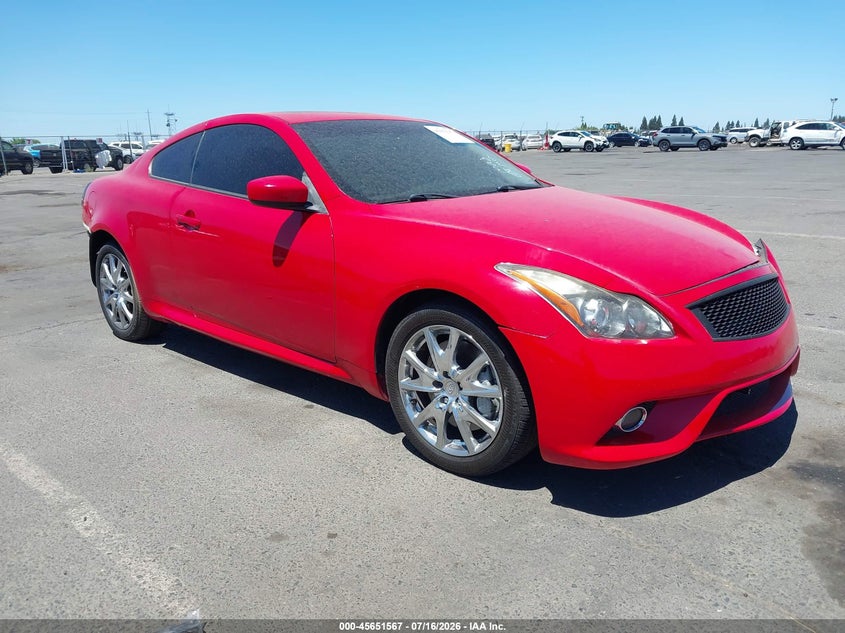 2012 Infiniti G VIN JN1CV6EL0CM472915 IAAI salvage auction — SIDE, Wait Title, sold $750 on 2026-07-31 (photo 1)