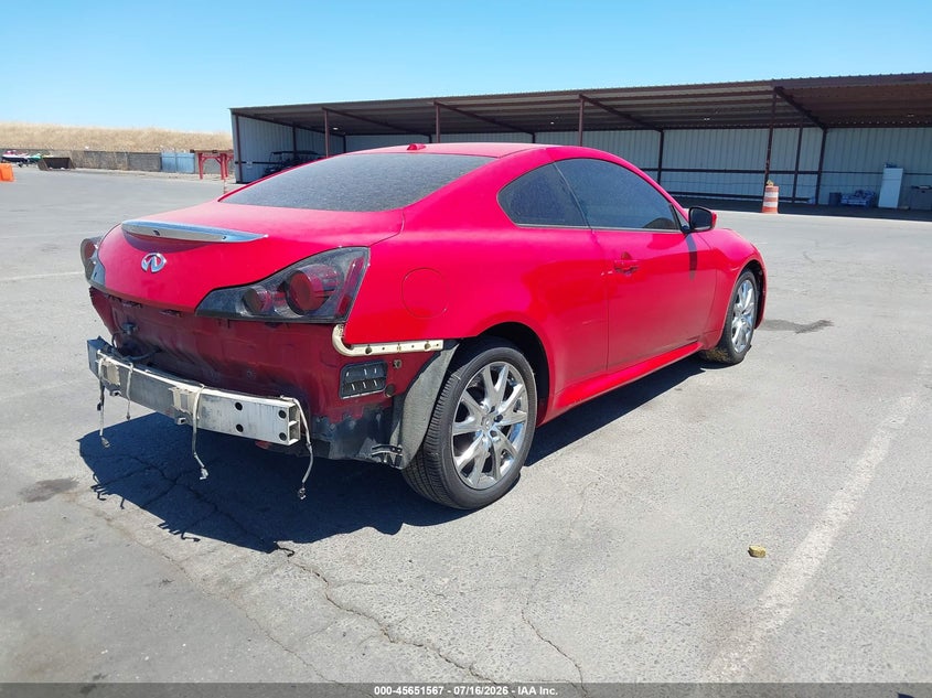 2012 Infiniti G VIN JN1CV6EL0CM472915 IAAI salvage auction — SIDE, Wait Title, sold $750 on 2026-07-31 (photo 4)