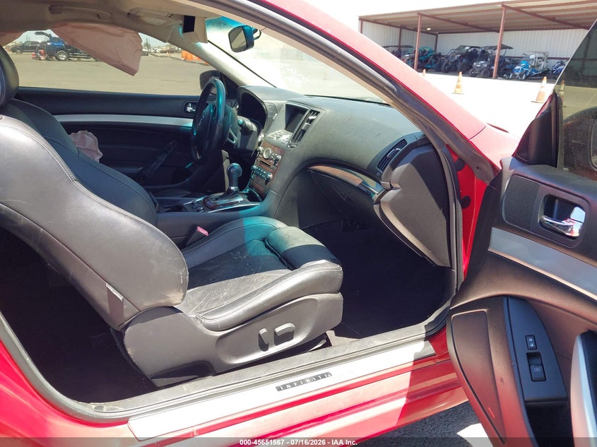 2012 Infiniti G VIN JN1CV6EL0CM472915 IAAI salvage auction — SIDE, Wait Title, sold $750 on 2026-07-31 (photo 5)